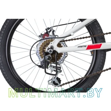 Детский велосипед Novatrack Prime 20AH6D.PRIME.WT9 (белый/красный, 2019) картинка 5